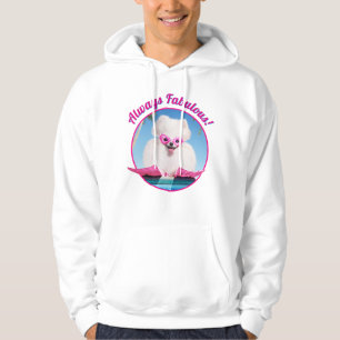 Hund an Schwimmern Hoodie