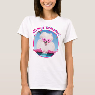 Hund an Schwimmern T-Shirt