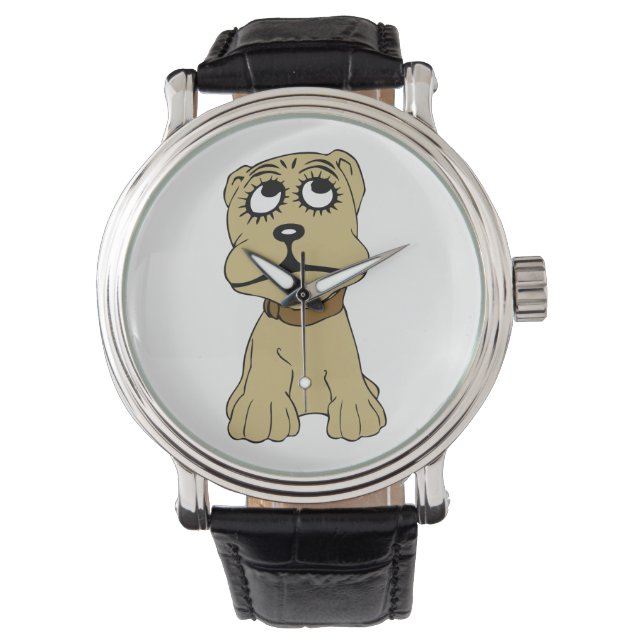 Hund Armbanduhr (Vorderseite)