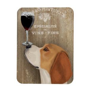 Hund Au Vin Beagle Magnet