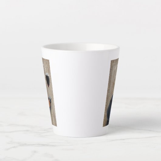 Hund Au Vin Dackel Milchtasse (Vorderseite)