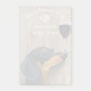 Hund Au Vin Dackel Post-it Klebezettel