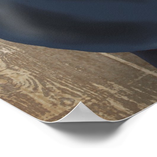 Hund Au Vin Dackel Poster (Ecke)