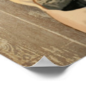 Hund Au Vin, Französischer Bulldogge Poster (Ecke)