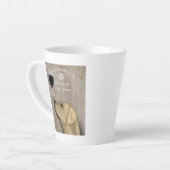 Hund Au Vin Yellow Labrador Milchtasse (Linke Ecke)