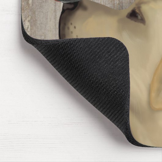 Hund Au Vin Yellow Labrador Mousepad (Ecke)