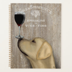 Hund Au Vin Yellow Labrador Planer
