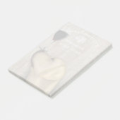 Hund Au Vin Yellow Labrador Post-it Klebezettel (angewinkelt)