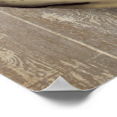 Hund Au Vin Yellow Labrador Poster (Ecke)