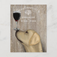 Hund Au Vin Yellow Labrador