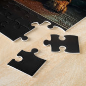 Hund auf Boot Puzzle (Seite)