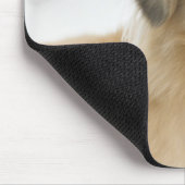 Hund auf Couch Mousepad (Ecke)