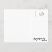 Hund auf Couch-Postkarten Postkarte (Rückseite)