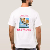 Hund auf dem Lauf T-Shirt (Rückseite)