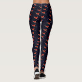 Hund auf den Sternen geschlafen Leggings (Rückseite)