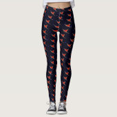 Hund auf den Sternen geschlafen Leggings (Vorderseite)