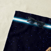 Hund auf den Sternen geschlafen Strandtuch (Beispiel)