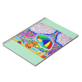 Hund auf einem StrandNotebook Notizblock (Linke Seite)