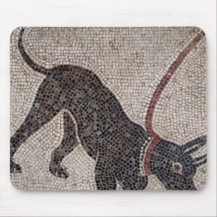 Hund auf einer Leine, von Pompeji Mousepad