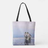 HUND AUF KALMKÖRPER TASCHE (Rückseite)