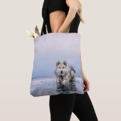 HUND AUF KALMKÖRPER TASCHE (Von Nahem)