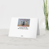 Hund auf Picknick, amerikanische Flagge Karte (Rückseite)