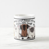 Hund auf Tasse (Mittel)