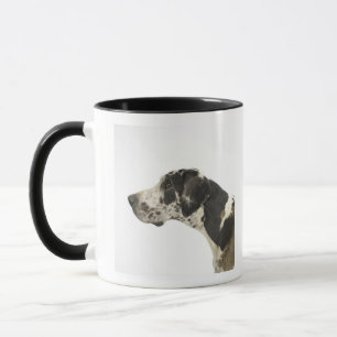Hund auf Weiß 11 Tasse
