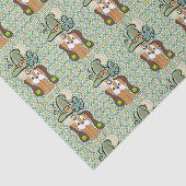 Hund aus dem Tissue Paper Saint Patrick Seidenpapier (Ausschnitt)