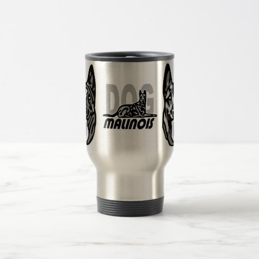 Hund aus Mecheln Reisebecher (Mittel)