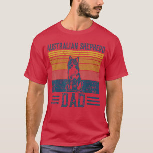 Hund Aussie Dad Vintage Australian Shepherd Dad Ju T-Shirt