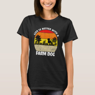 Hund Australian Heeler Cattle Bauer Girl T-Shirt