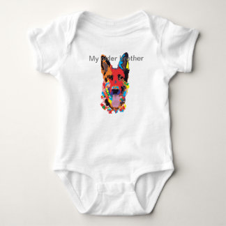 Hund Baby Strampler