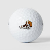 Hund - Basset Hound Golfball (Vorderseite)