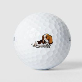 Hund - Basset Hound Golfball