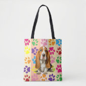 Hund, Basset Hound Tasche (Vorderseite)