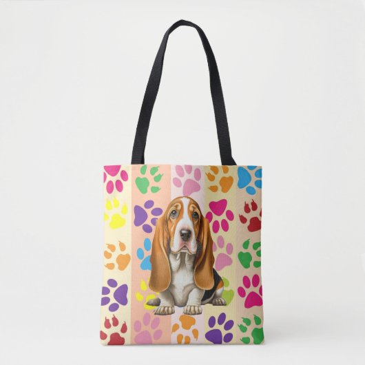 Hund, Basset Hound Tasche (Vorderseite)