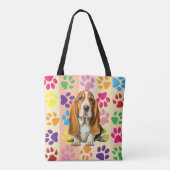 Hund, Basset Hound Tasche (Rückseite)