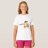 Hund bei Darts mit Dart.PNG T-Shirt (Vorne ganz)