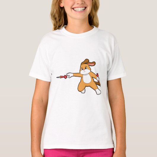 Hund bei Darts mit Dart.PNG T-Shirt (Vorderseite)