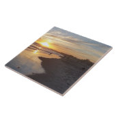 Hund bei Sunset California Dreaming Tile Fliese (Seite)