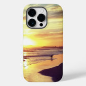 Hund bei Sunset Phone Case (Rückseite)