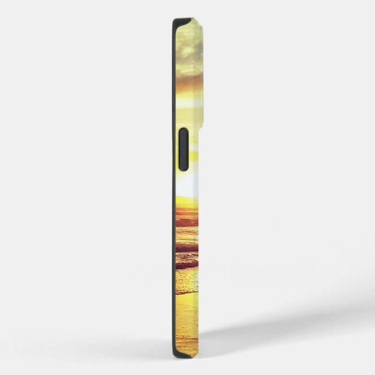 Hund bei Sunset Phone Case (Rückseite / Rechts)