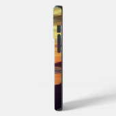 Hund bei Sunset Phone Case (Rückseite / Links)