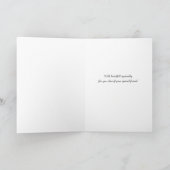 Hund Beileid Individuelle Name Spirituelles Gedich Karte (Innenseite)