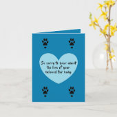 Hund-Beileid-Karte von dalDesignNZ Karte (Gelbe Blume)