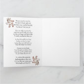 Hund Beileid Sunset Gedicht Karte (Innenseite)