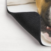Hund beißen Tennisball Mousepad (Ecke)