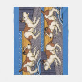 Hund beißt Hund. Fleecedecke (Vorderseite)