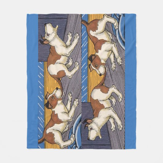 Hund beißt Hund. Fleecedecke (Vorderseite)